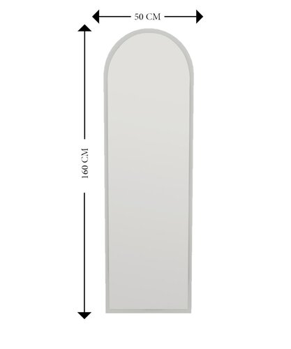 Zrcadlo Emma White 50 x 160 cm