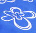 Podsedáky na stoličky Kvet, modrá