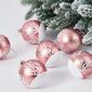 4Home Frost karácsonyi dekorációs készlet, 6 db, rózsaszín