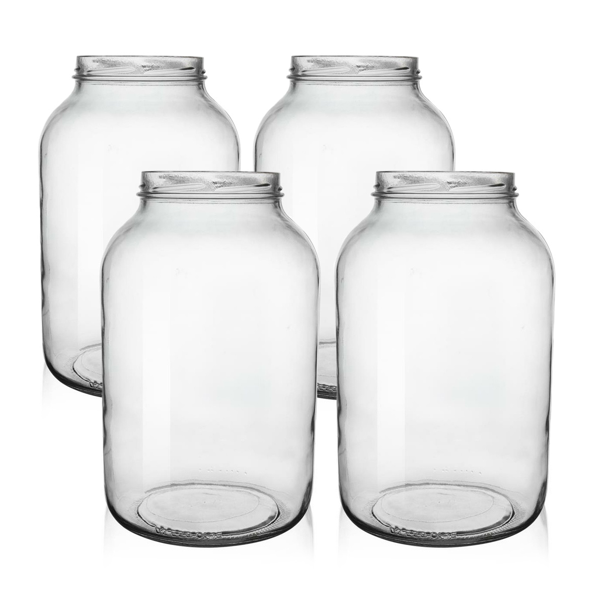 Orion Sada zaváracích pohárov s viečkom Okurkáč 3,7 l, 4 ks