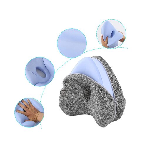 Perna între genunchi cu elastic