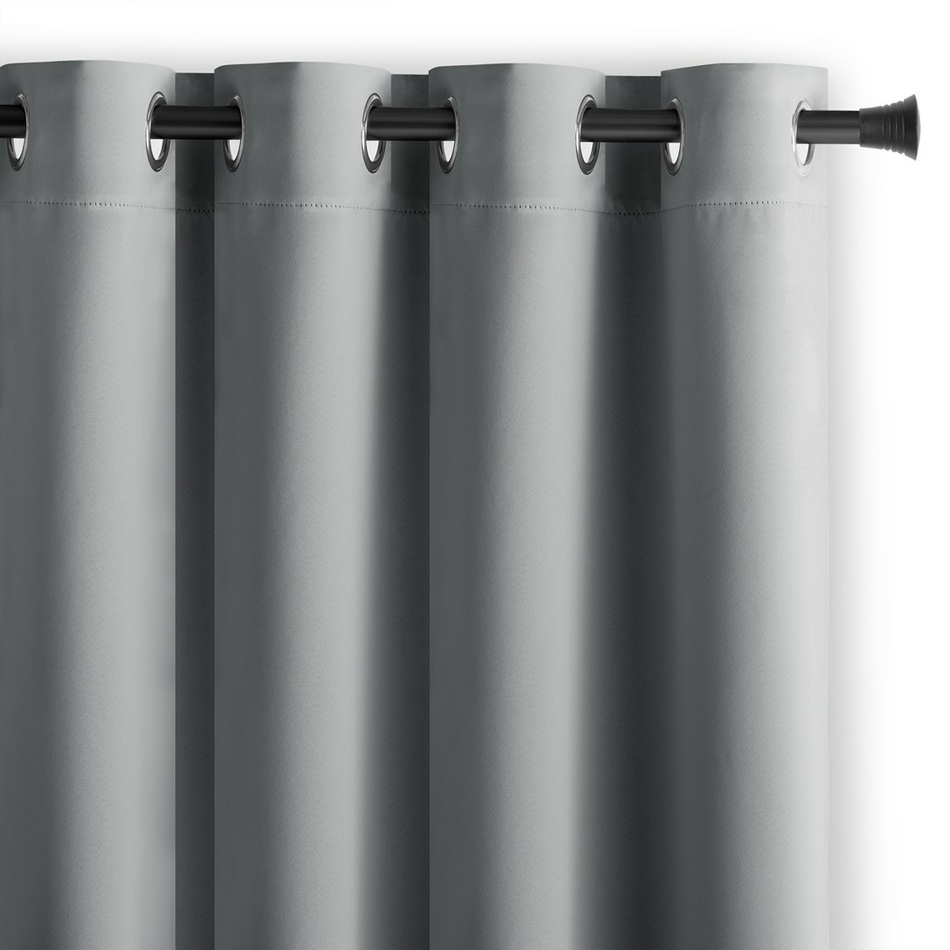 Restilo függöny Blackout EYELETS, ezüst, 140 x 245 cm, ezüst termék 2. képe