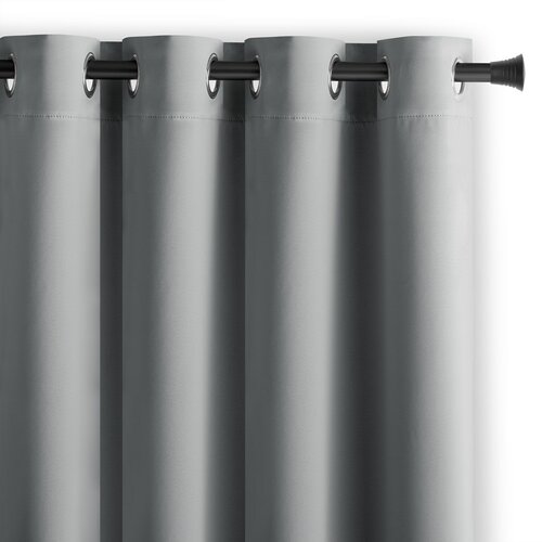 Draperie Restilo Blackout EYELETS argintiu, 140 x 245 cm