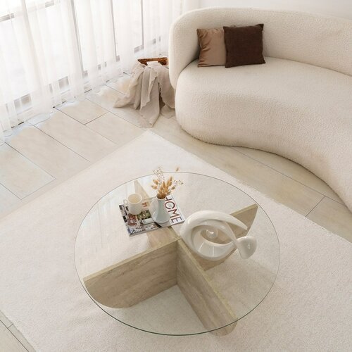 Măsuță de cafea Lily Travertine