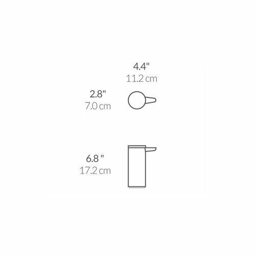 Безконтактний дозатор для мила Simplehuman 266 мл,золото