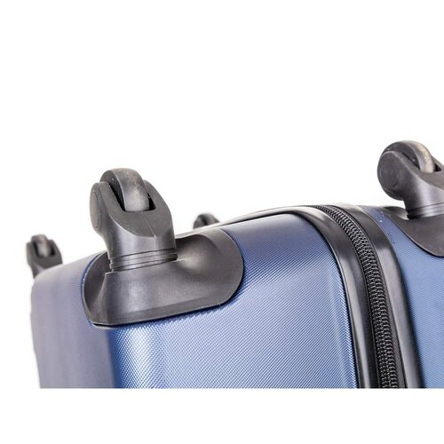 Pretty UP Cestovný škrupinový kufor ABS16 L, modrá