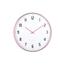 Karlsson 5969BP design ceas de perete roz, diametru 40 cm