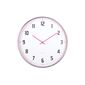 Karlsson 5969BP design ceas de perete roz, diametru 40 cm