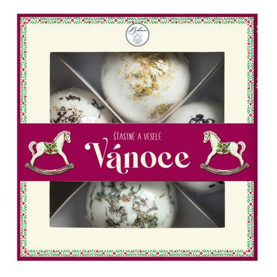 Bohemia Gifts Pralinky za kopel - Božič, 4 kos