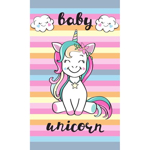Prosop pentru copii Baby Unicorn, 30 x 50 cm
