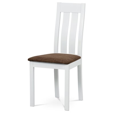 Scaun de masă din lemn masiv BC-2602 WT, alb