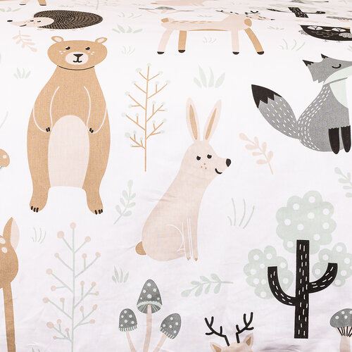4Home Baumwollbettwäsche Nordic Friends, 160 x 200 cm, 70 x 80 cm