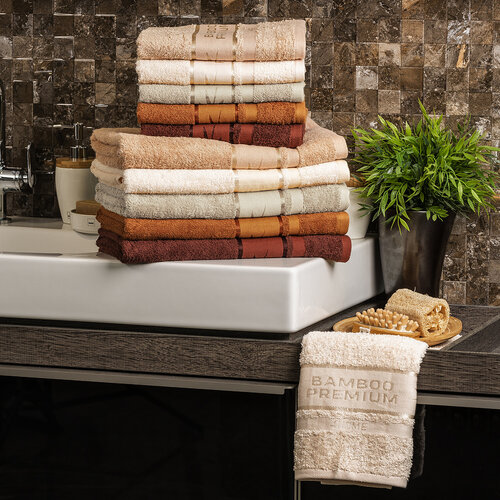 4Home Банний рушник Bamboo Premium світло-коричневи , 70 x 140 см