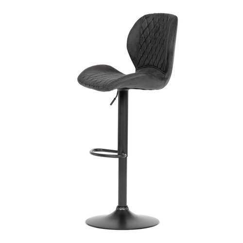Scaun de bar B-431 BK3, negru
