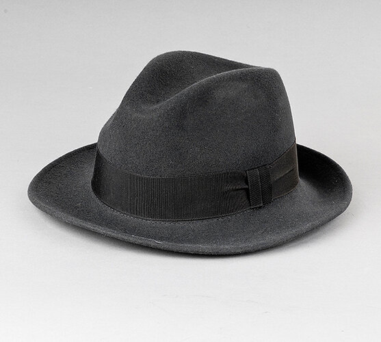 Pánský klobouk Karpet 8073, tm. šedý