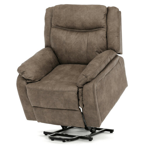 Elektrické polohovací křeslo RELAXO, hnědá