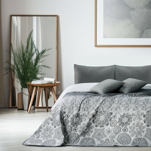 DecoKing Prehoz na posteľ Alhambra sivá, 170 x 210 cm