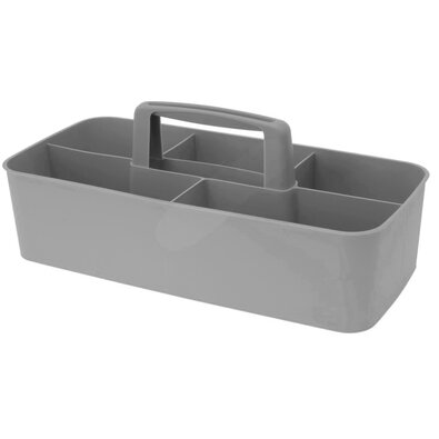 Plastični prenosni organizator Danny, 32 x 16 x 13cm, siva