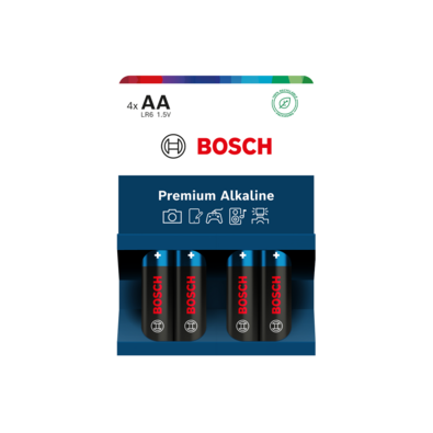 Bosch Baterie AA Premium Alkaline, 4 ks