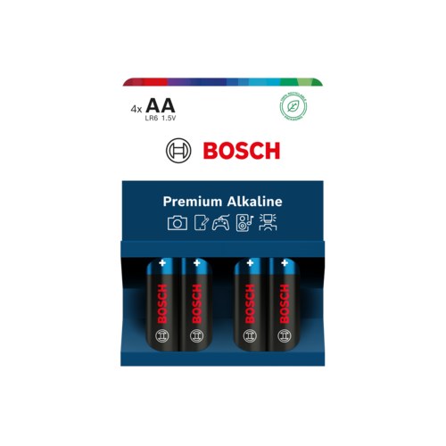 Bosch Baterie AA Premium Alkaline, 4 ks