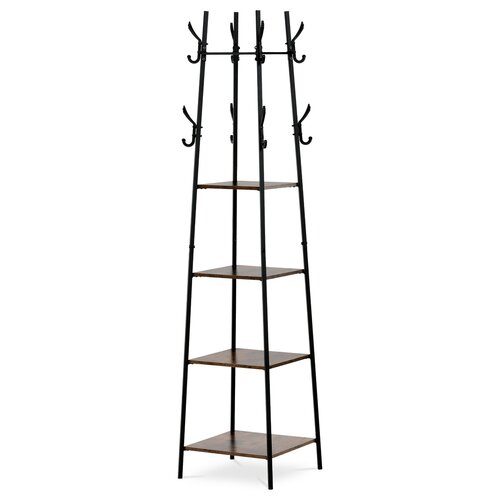 Cuier cu rafturi GD-170 OLW, lemn vechi