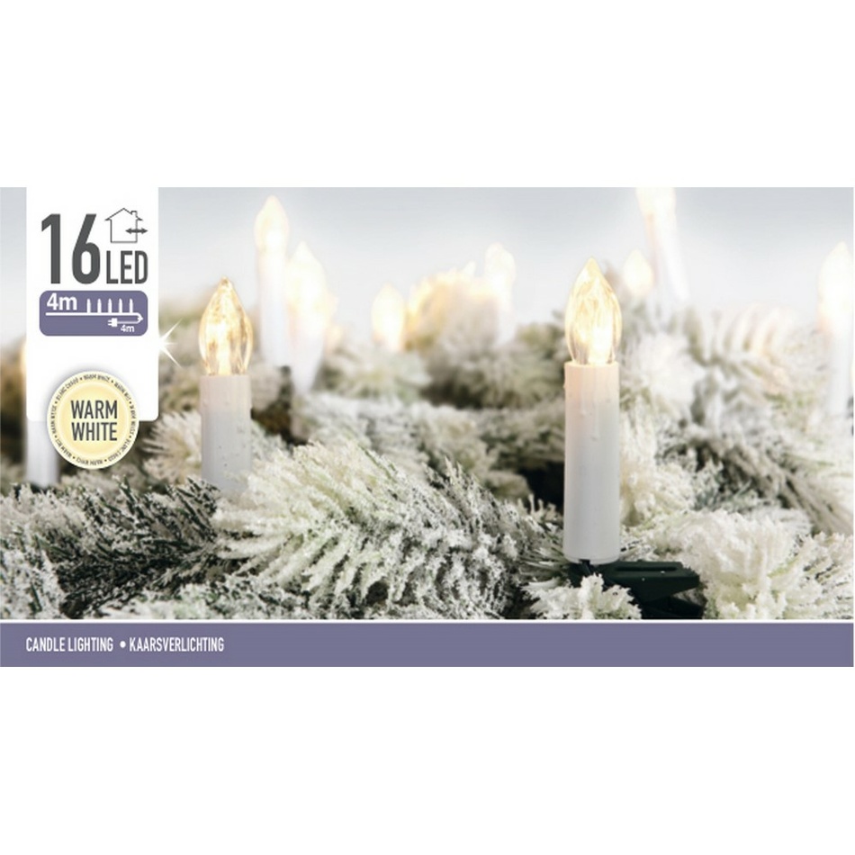 Karácsonyi fények Genazzano meleg fehér, 16 LED