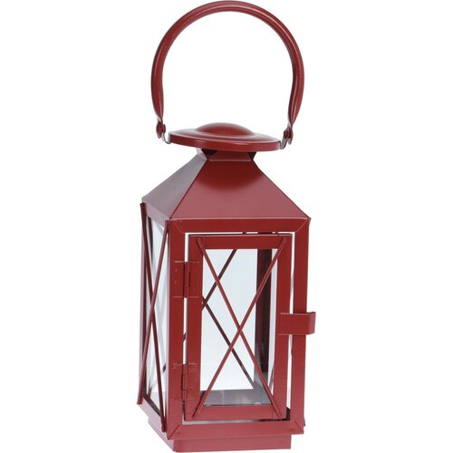 Komplet kovových luceren Reds 3 ks, rdeča