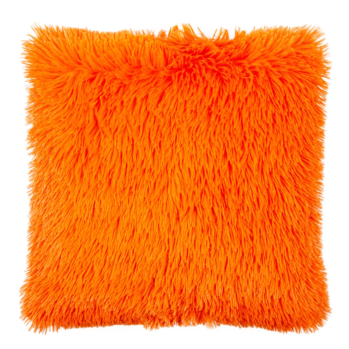 JAHU Obliečka na vankúšik Chlpáč Peluto Uni oranžová, 40 x 40 cm