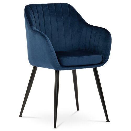 Scaun de masă PIKA BLUE4, albastru