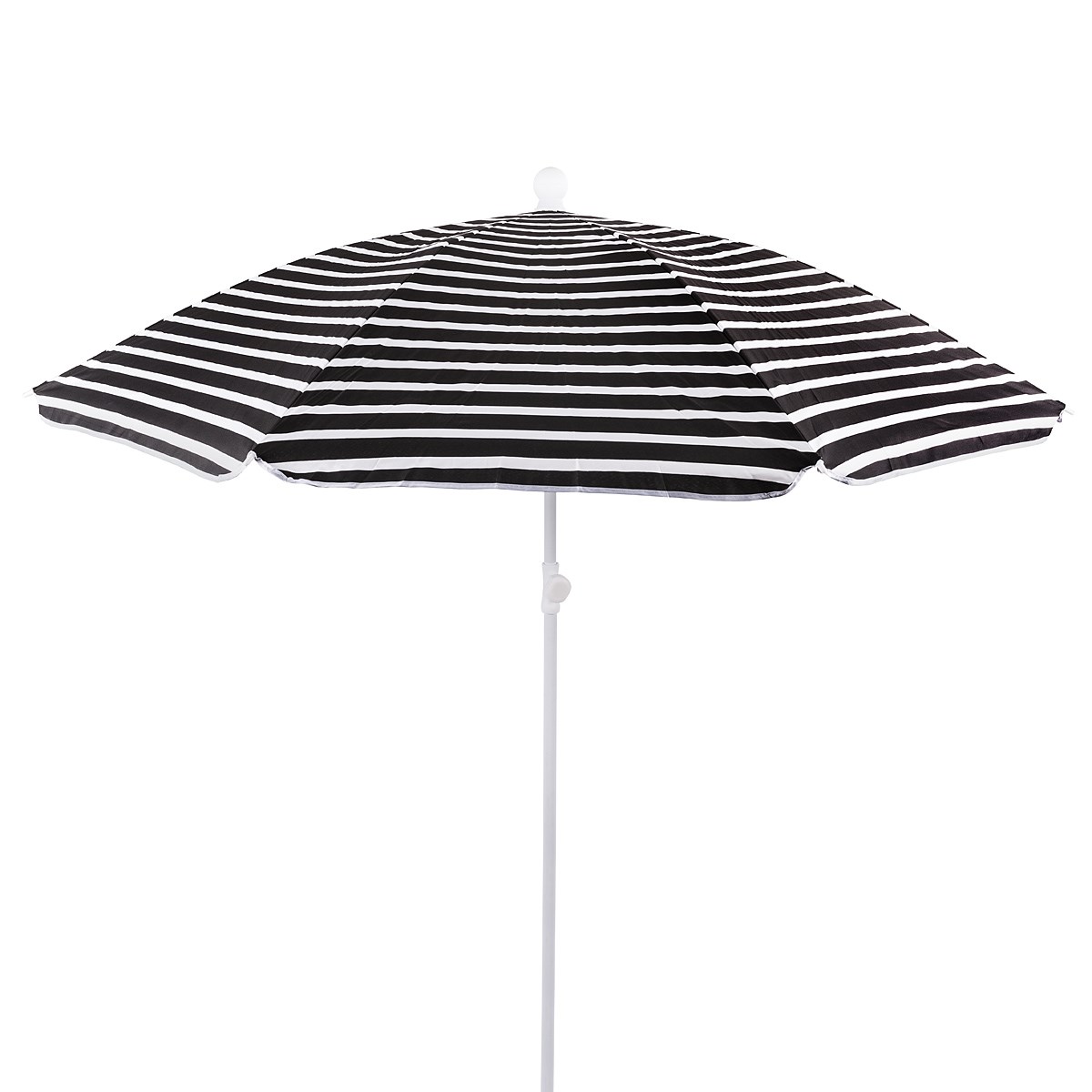 Plážový slnečník Pruhy čierna