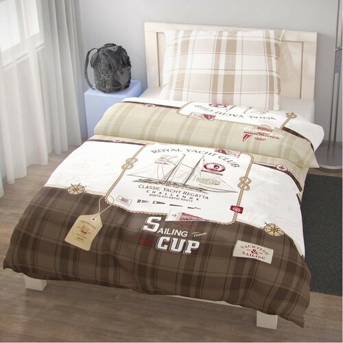 Kvalitex Baumwollbettwäsche Yacht club, 140 x 200 cm, 70 x 90 cm