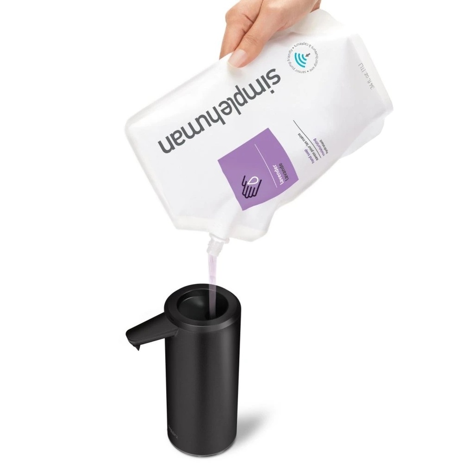 Simplehuman Bezdotykový dávkovač mýdla 266 ml, dobíjecí, matná černá ocel - thumb (5)