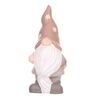 Ceramiczny krasnal Pixie, różowy, 20,5 x 9 x 9 cm