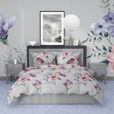 Lenjerie de pat din bumbac Stanex Anabela, 140 x200 cm, 70 x 90 cm