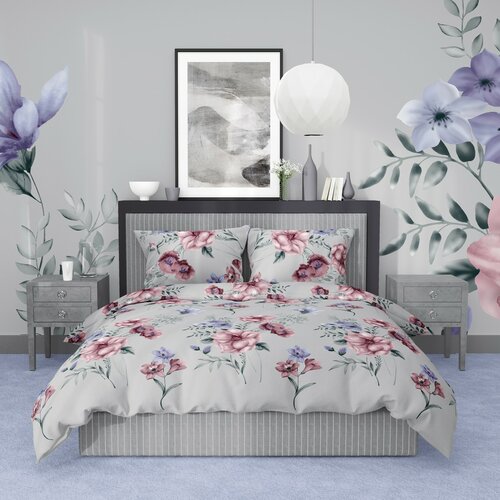Lenjerie de pat din bumbac Stanex Anabela, 140 x200 cm, 70 x 90 cm
