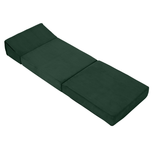 MALEN skladacie kreslo/matrac, zelené