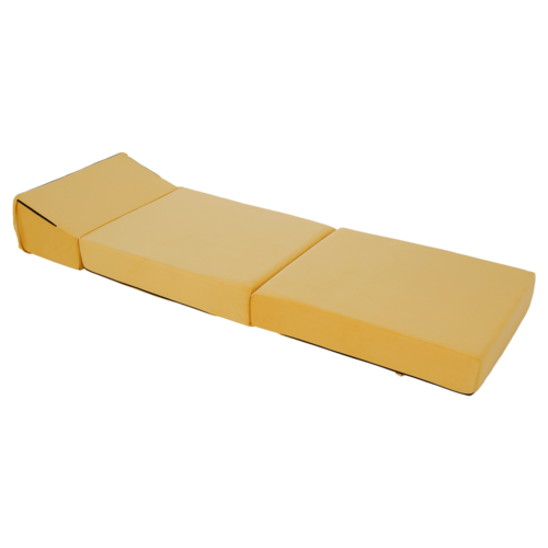 Skladacie kreslo/matrace PELOS, žltá