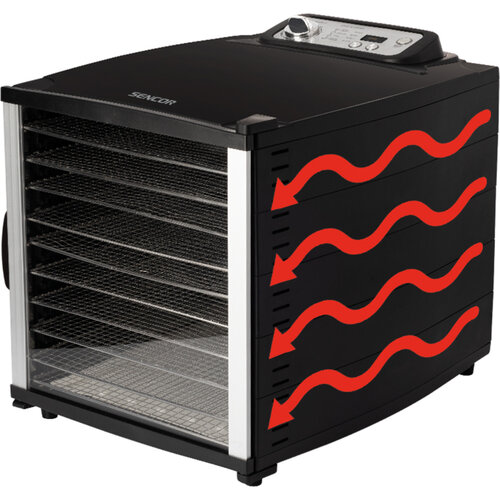 Sencor SFD 7000BK gyümölcsszárító