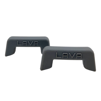 LAVA Metal Silikonske ročaji 2 kos, siva