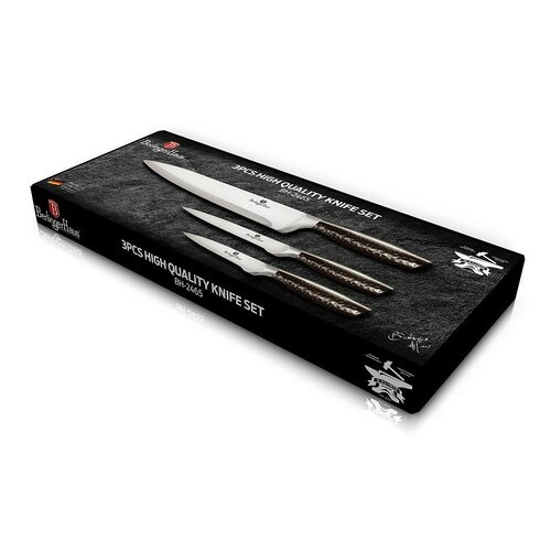 Berlinger Haus 3-częściowy komplet noży Carbon PRO Line BlackSmith