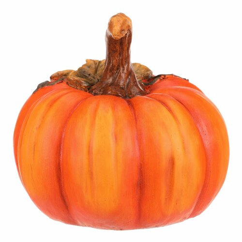 Decorațiuni de toamnă Dovleac cu frunze, 24 x 24 x23 cm, ceramică
