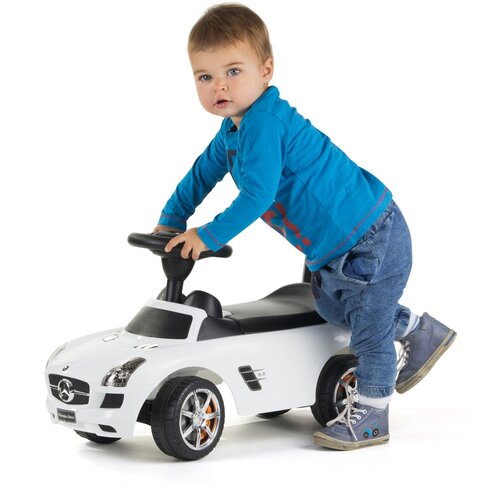 Jeździk Buddy Toys BPC 5110 „Mercedes Benz SLS”, biały