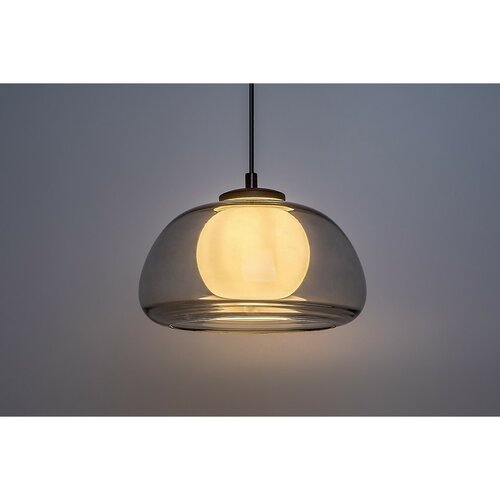 Rabalux 72275 moderní závěsný lustr Elowen, kouřová, G9, 1x max. 5W