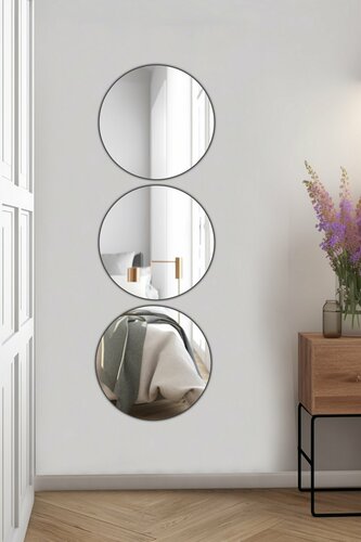 Zrkadlo Round 30 cm, 3 ks