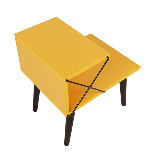 Măsuță de noptieră Cross Yellow