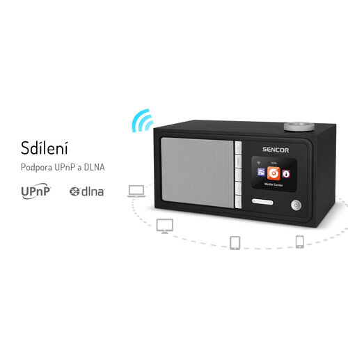 Sencor 5000WDB internetes rádió