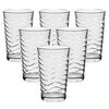 Toro Set kozarcev Waves, 210 ml, 6 kosov