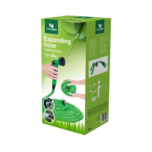 Happy Green Raztegljiva cev zelena, 23 m