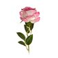 Umělá růže růžová, 51 cm