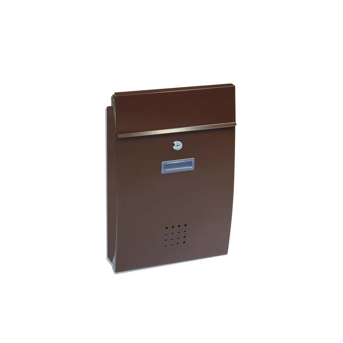Richter BK05.H Poštová oceľová schránka Conte, hnedá